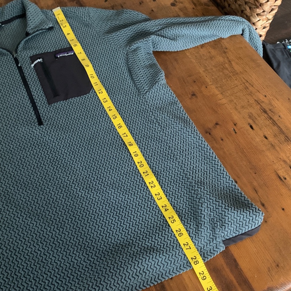 Patagonia Mens R1 Air Zip Neck Fleece Noveau Green Sz XL - Picture 8 of 12